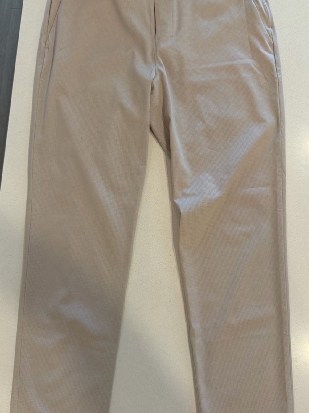 lululemon athletica Men's Tan Straight-Leg Chinos